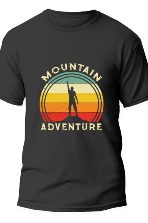 Mountain Adventure Mens Tshirt