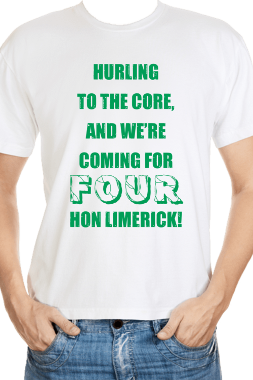 Hurling to the core – Limerick Tshirt