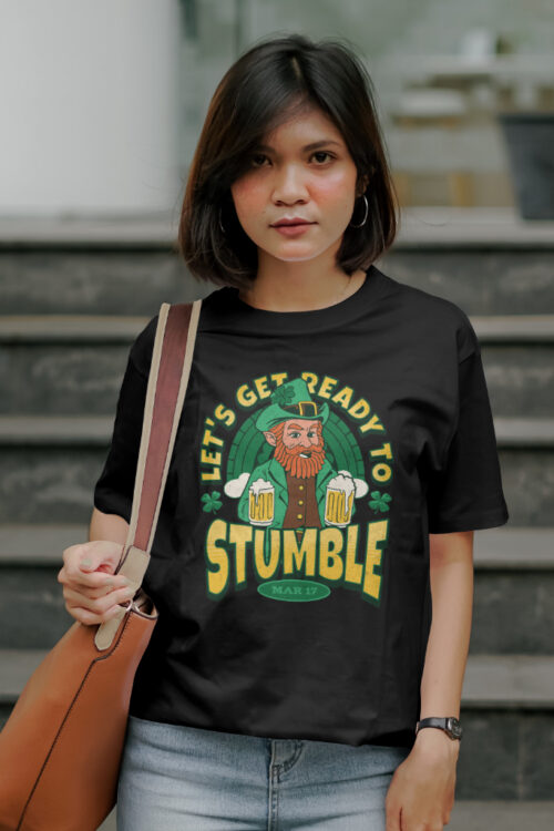 Personalized St Patrick’s day T-shirt get ready to stumble